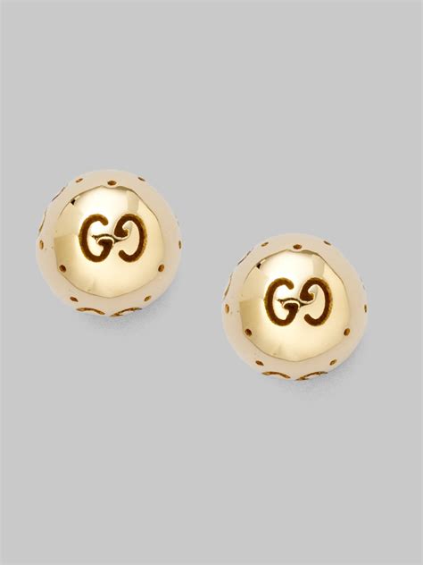 gucci ice cream earrings|gucci 18k gold stud earrings.